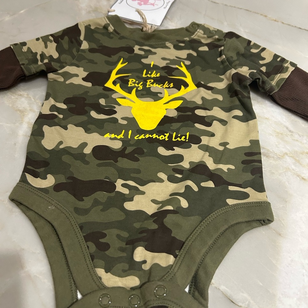 Camo Green Kids One Piece